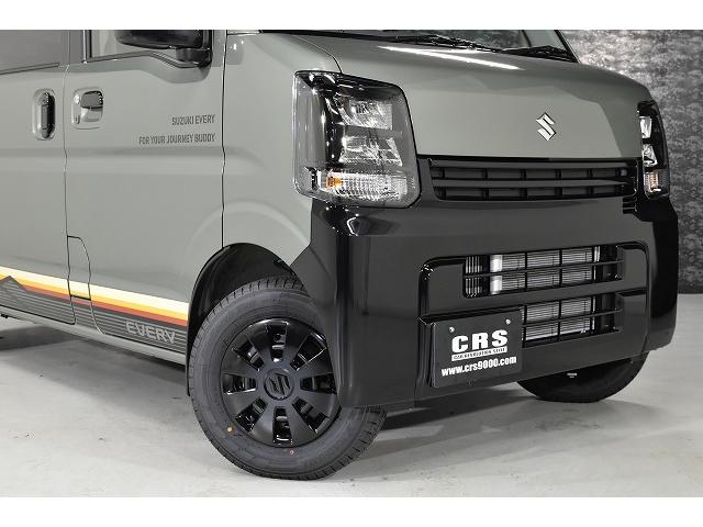 エブリイ Jリミテッド TAC.LUC NIGHTパック/シートカバー前面/専用ベッドキット/リアトリムカバー/床フロアシート/フルフラット/(9枚目)