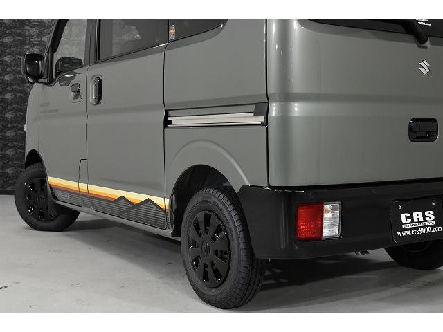 エブリイ Jリミテッド TAC.LUC NIGHTパック/シートカバー前面/専用ベッドキット/リアトリムカバー/床フロアシート/フルフラット/(25枚目)