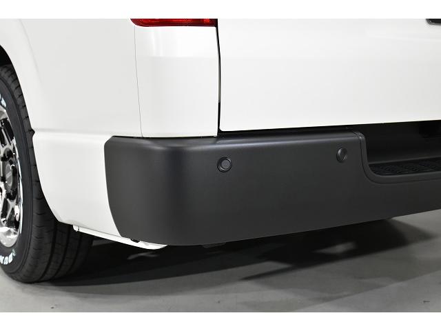 ハイエースバン ロングDX LEDヘッドライト/パノラミックビューモニター/デジタルインナーミラー/イージークローザー/ENCS-16 ブラックポリッシュ/ローダウン/フロントスポイラー/リアウィング/シートカバー(35枚目)