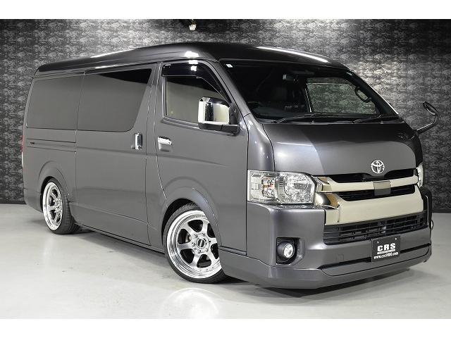 ハイエースバン スーパーGL ダークプライムII トヨタセーフティセンス/両側パワースライドドア/オートハイビーム/EL-19ハイパーグロス/フロントスポイラー/フラットベット/シートカバー/3インチローダウン(8枚目)