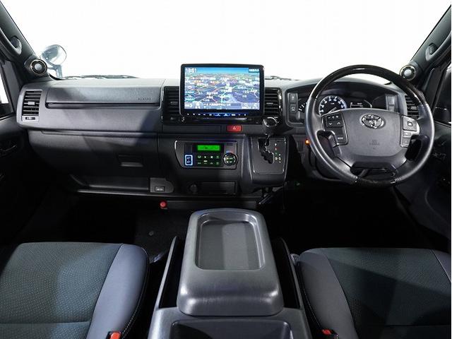 ハイエースバン スーパーGL ダークプライムII ダークプライムII/ディーゼル/小窓付きスライドドア/ローダウン/ビッグX/アルパイン/ドライブレコーダー/Aピラーツィーター/クラフトプラス/収納付きベッドキット/18インチ/2インチローダウン(59枚目)