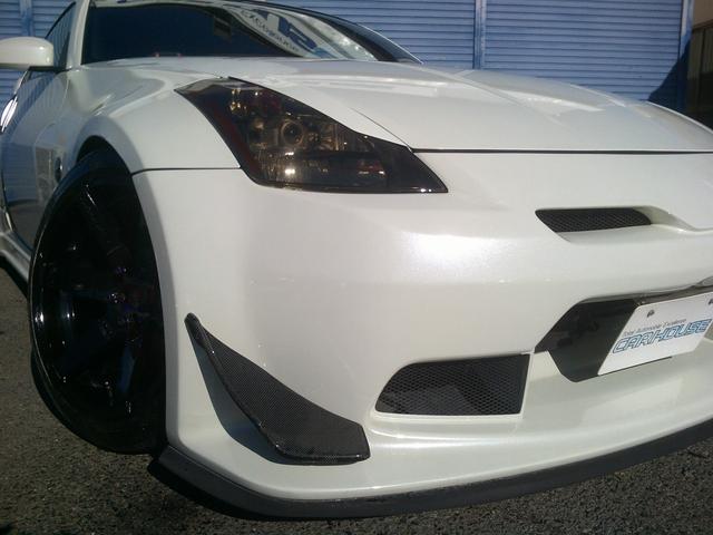 フェアレディZ ベースグレード フルエアロ/ファイナルコネクション車高調/アッパーアーム/マフラー/18インチアルミ/LSD/社外テール/ナビテレビ/ETC/バックカメラ/ブリットフルバケ/シフト・サイドブレーキ加工/バックモニター(33枚目)