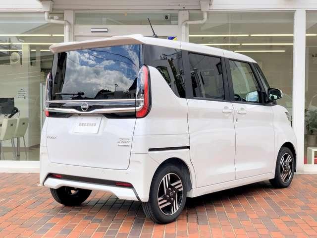 ルークス ハイウェイスター X ☆元社有車☆衝突被害軽減ブレーキ☆踏み間違い防止装置☆アラウンドビューモニター☆両側オートスライドドア☆ドライブレコーダー☆SOSコール☆LEDヘッドライト☆ETC2.0(3枚目)
