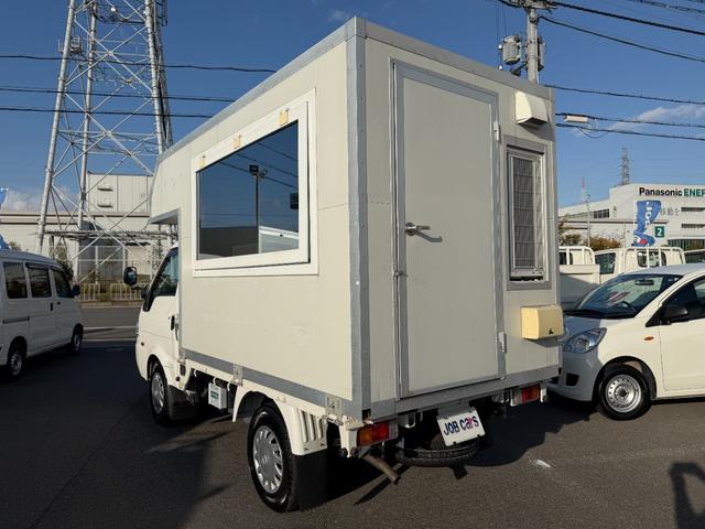 ボンゴトラック DX キッチンカー AT シンク、蛇口X3 パナソニック製冷蔵庫2機 リンナイ製業務用コンロ ルームエアコン 跳ね上げ式窓 ETC パワーウインドウ(4枚目)