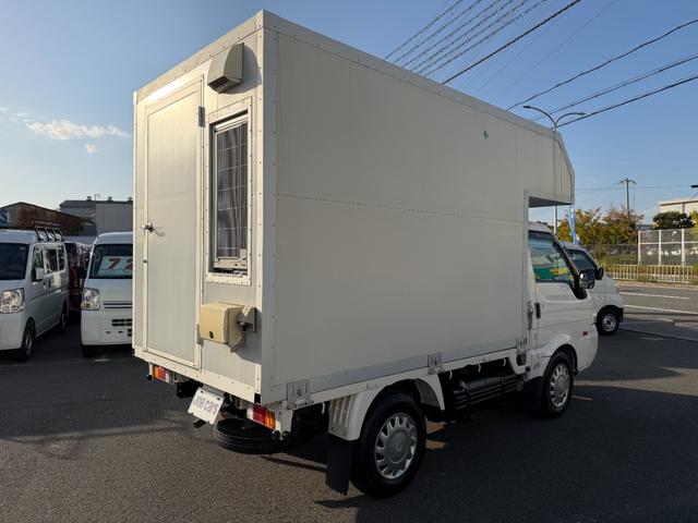 ボンゴトラック DX キッチンカー AT シンク、蛇口X3 パナソニック製冷蔵庫2機 リンナイ製業務用コンロ ルームエアコン 跳ね上げ式窓 ETC パワーウインドウ(6枚目)