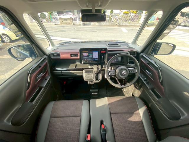 スペーシアカスタム ハイブリッドXS 9インチ純正ナビ 全方位カメラ アダプティブクルーズコントロール 両側パワースライド シートヒーター ステアリングヒーター 純正アルミ オットマン LEDヘッドライト LEDフォグ ETC Pガラス(33枚目)