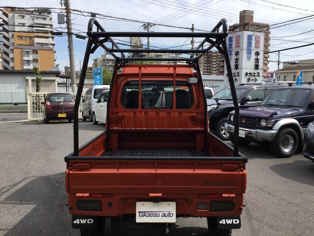 ジャンボ 2インチ・リフトアップ車・エクストリーム製14インチアルミ・ハードカーゴ製キャリア・4WD・5速MT・デフロック・LEDヘッドライト・LEDフォグランプ・キーレス・オートライト・荷台作業灯(12枚目)