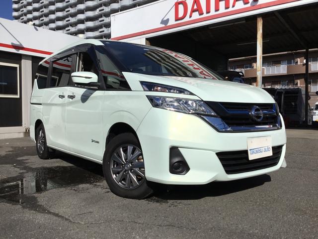 セレナ ｅ－パワー　ＸＶ　純正ナビ・フルセグＴＶ・Ｂカメラ・プッシュスタート・エマージェンシーブレーキ・電動格納ミラー・左右オートスライドドア・Ｆ席シートヒーター・ステアリングヒーター・ＥＴＣ・純正ＡＷ（3枚目）