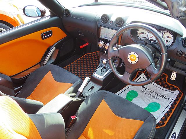 コペン アルティメットエディションII 社外ナビ 地デジTV 社外16インチアルミホイール キーレスエントリー ABS エアバッグ オープントップ レカロシート  MOMOハンドル(15枚目)