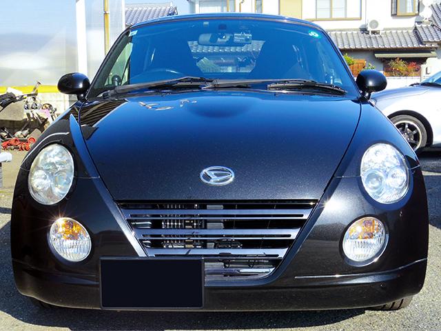 コペン アクティブトップ アルミホイール キーレスエントリー 社外ディスプレイオーディオ ABS エアバッグ オープントップ フォグライト 5速ミッション車 HID シートヒーター(2枚目)