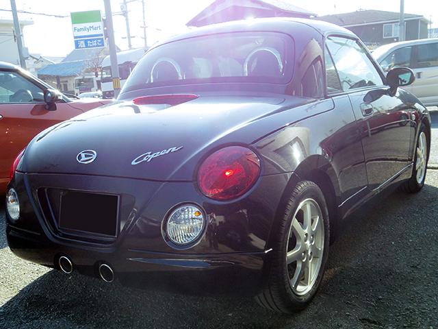 コペン アクティブトップ アルミホイール キーレスエントリー 社外ディスプレイオーディオ ABS エアバッグ オープントップ フォグライト 5速ミッション車 HID シートヒーター(11枚目)