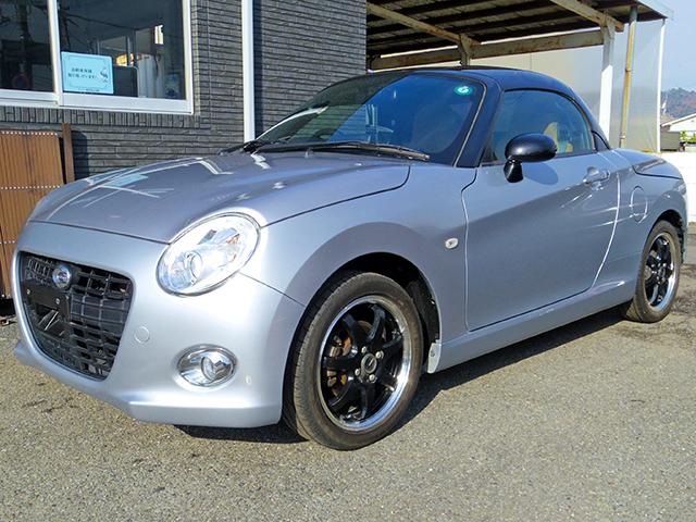 コペン セロ 社外アルミホイール スマートキー プッシュスタート 純正ナビ TV メタルオープントップ エアコン ABS フォグライト(8枚目)