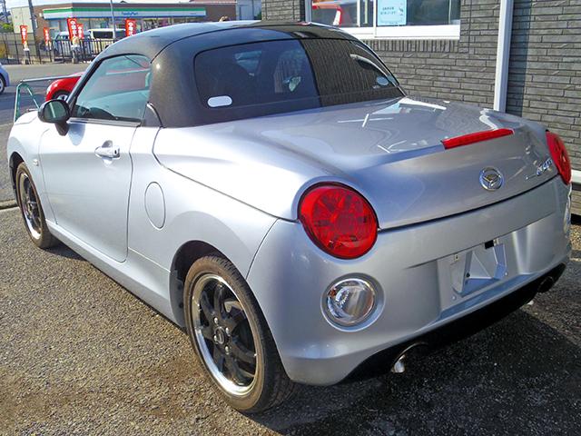 コペン セロ 社外アルミホイール スマートキー プッシュスタート 純正ナビ TV メタルオープントップ エアコン ABS フォグライト(10枚目)