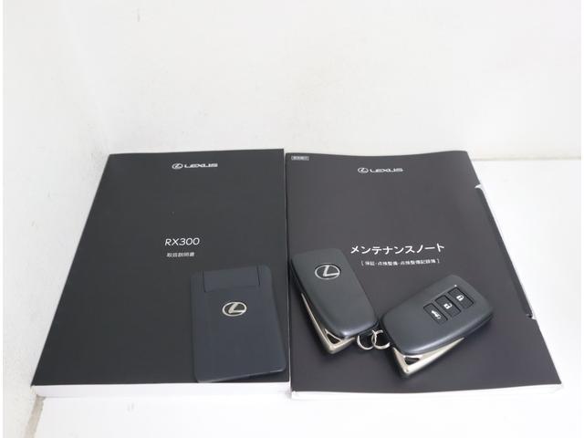 ＲＸ ＲＸ３００　Ｆスポーツ　パノラミックビューモニター　ムーンルーフ（チルト＆スライド式）　ホイールロックナット　フロアマット（タイプＦ）　ナンバーフレーム　ＦＳＰＯＲＴ専用本革／ＦＳＰＯＲＴ専用フレアレッド／レーザーカット本杢（47枚目）