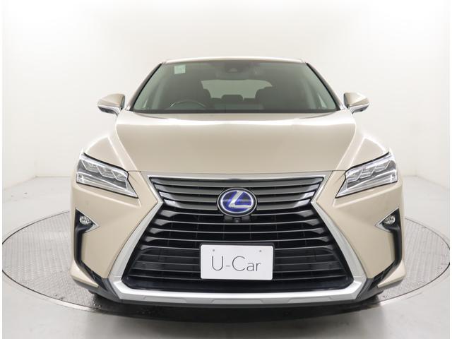 RX RX450h バージョンL 非認定中古車  ムーンルーフ(チルト&スライド式) ドアエッジプロテクター サイドバイザー フロアマット・ラゲージマット装備 社外品ドライブレコーダー装備 235/55R20タイヤ装備(5枚目)