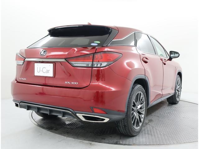 ＲＸ ＲＸ３００　Ｆスポーツ　非認定中古車セカンドパワーシート電動リクライニング＆電動格納機能付セカンドシートヒータームーンルーフ（チルト＆スライド式）パーキングサポートブレーキ（静止物＋後方接近車両［ＰＫＳＢ＋ＢＳＭ＋ＰＶＭ（4枚目）