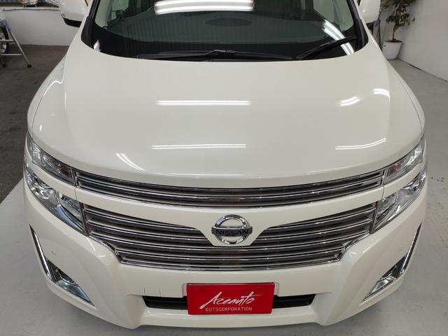 エルグランド ３５０ハイウェイスタープレミアム　禁煙車　屋内保管車　本革シート　両側電動スライドドア　パワーバックドア　アルパインフリップダウンモニター　スマートキー２個　社外アルミホイール　ＡＤＶＡＮｄｂＶ５５２　アルパインカーナビ　バックカメラ（11枚目）