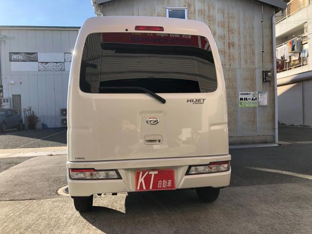 ハイゼットカーゴ クルーズターボSAIII 衝突軽減ブレーキ LEDオートヘッドライト ナビ フルセグTV バックセンサー ETC アイドリングストップ キーレス セキュリティ ブラックシート オプションカラー(6枚目)