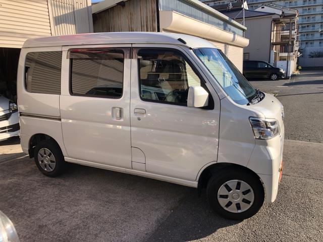 ハイゼットカーゴ クルーズターボSAIII 衝突軽減ブレーキ LEDオートヘッドライト ナビ フルセグTV バックセンサー ETC アイドリングストップ キーレス セキュリティ ブラックシート オプションカラー(8枚目)