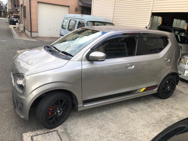 アルトワークス ベースグレード 5MT HKSマフラー ブリッツブーストメーター モモステアリング レカロシート ABS 専用アルミホイール HIDヘッドライト スマートキー プッシュスタート セキュリティ(4枚目)