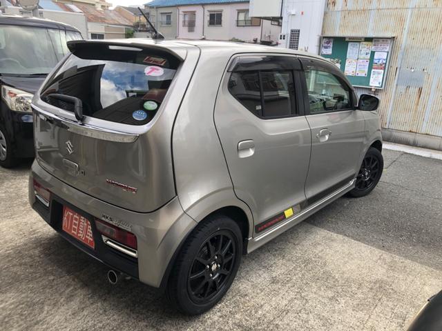 アルトワークス ベースグレード 5MT HKSマフラー ブリッツブーストメーター モモステアリング レカロシート ABS 専用アルミホイール HIDヘッドライト スマートキー プッシュスタート セキュリティ(7枚目)