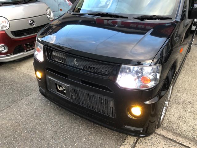 eKスポーツ ロアコンプリートR 特別限定車 ターボ ホーネットセキュリティ ナビ TV ETC キーレス HIDヘッドライト イエローフォグランプ 外品15インチアルミホイール タイミングベルト交換渡し(9枚目)