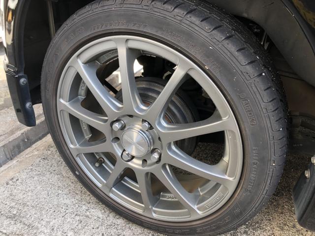 eKスポーツ ロアコンプリートR 特別限定車 ターボ ホーネットセキュリティ ナビ TV ETC キーレス HIDヘッドライト イエローフォグランプ 外品15インチアルミホイール タイミングベルト交換渡し(27枚目)