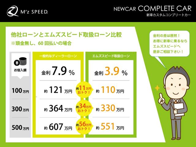 Ｘ　ＺＥＵＳ新車カスタムコンプリートカー！エアロ（Ｆ／Ｓ／Ｒ）・フロントグリル・４本出マフラー・ダウンサス・２０インチＡＷ・アルパイン９型ナビ・ＥＴＣ・ムーンルーフ・バックカメラ＋ＢＳＭ付(3枚目)