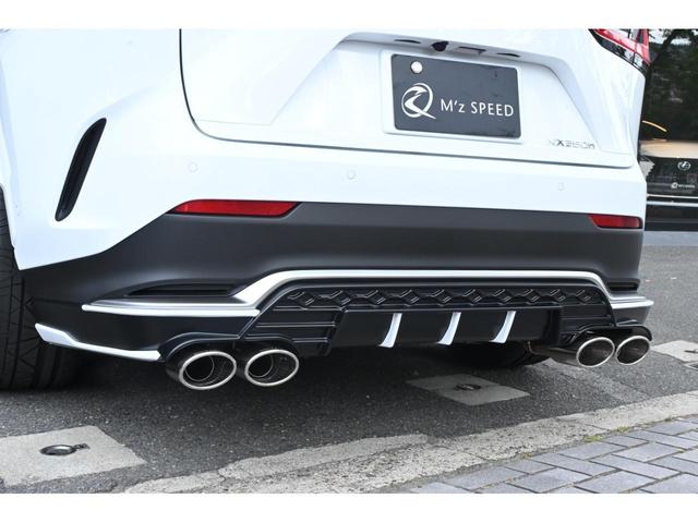 ＮＸ ＮＸ３５０ｈ　Ｆスポーツ　ＺＥＵＳコンプリートカー・エアロ３点（Ｆ／Ｓ／Ｒ）・デイライト・デイライトガーニッシュ・ダウンサス・リアゲートスポイラー・２２インチアルミホイール・４本出しマフラー（18枚目）