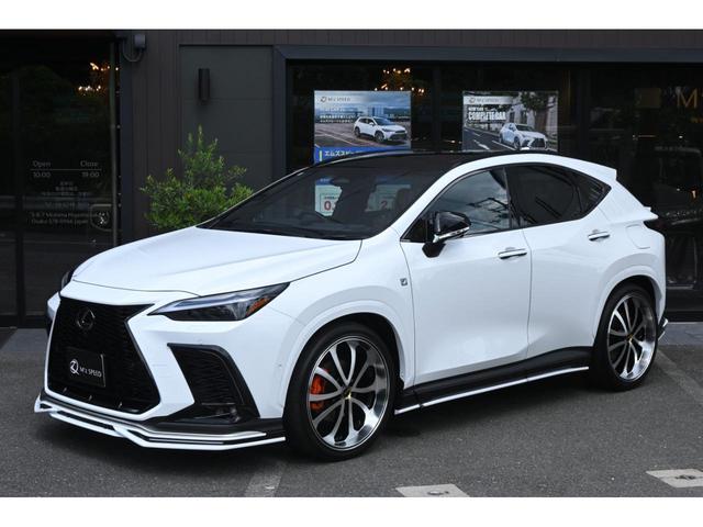 ＮＸ ＮＸ３５０ｈ　Ｆスポーツ　ＺＥＵＳコンプリートカー・エアロ３点（Ｆ／Ｓ／Ｒ）・デイライト・デイライトガーニッシュ・ダウンサス・リアゲートスポイラー・２２インチアルミホイール・４本出しマフラー（40枚目）