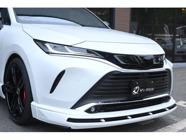 ハリアーハイブリッド Z レザーパッケージ・ナイトシェード ZEUSエアロ(F/S/R)・フロントグリル・ドアミラーカバー・カーボン調ピラーパネル・リアゲートスポイラー・2本出しマフラーカッター・22インチAW・ダウンサス・パノラマルーフ・スペアタイヤ・ITS(12枚目)