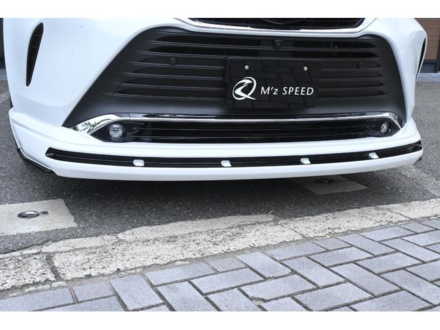 ハリアーハイブリッド Z レザーパッケージ・ナイトシェード ZEUSエアロ(F/S/R)・フロントグリル・ドアミラーカバー・カーボン調ピラーパネル・リアゲートスポイラー・2本出しマフラーカッター・22インチAW・ダウンサス・パノラマルーフ・スペアタイヤ・ITS(14枚目)