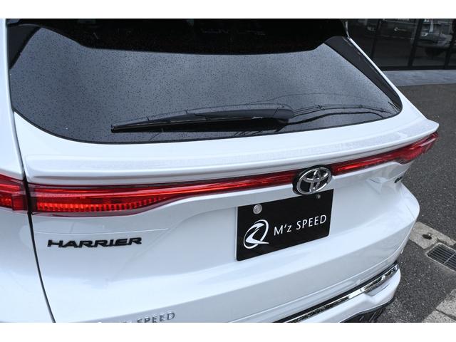 ハリアーハイブリッド Z レザーパッケージ・ナイトシェード ZEUSエアロ(F/S/R)・フロントグリル・ドアミラーカバー・カーボン調ピラーパネル・リアゲートスポイラー・2本出しマフラーカッター・22インチAW・ダウンサス・パノラマルーフ・スペアタイヤ・ITS(24枚目)