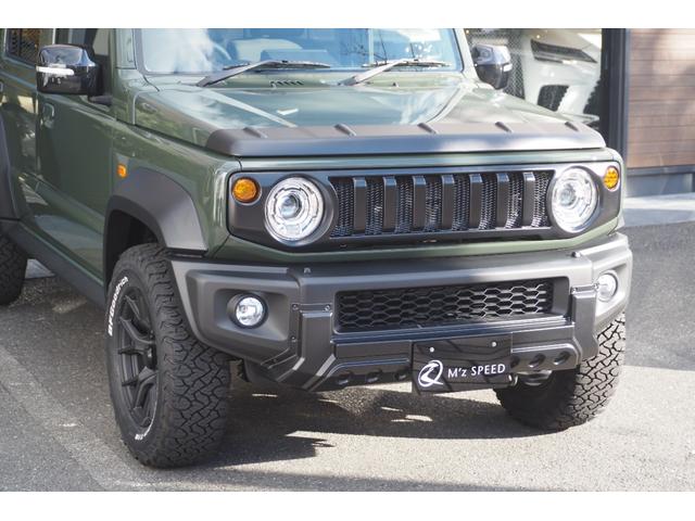 ジムニーノマド ＦＣ　ＦＣ（４名）・ＺＥＵＳエアロフロントバンパーガード・リアバンパーガード・ボンネットプロテクター・フロントグリル・リアウイング・マフラーカッター・１６インチアルミホイール・シートヒーター（10枚目）