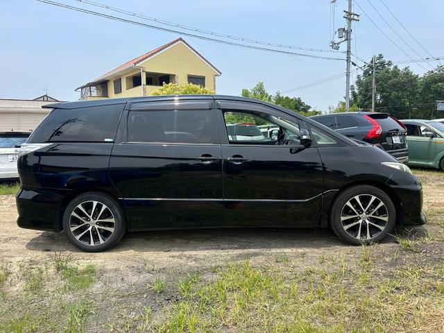 エスティマ アエラス 両側電動スライドドア/ナビ/テレビ/ETC/バックカメラ/後席モニター/CD/DVD/3列シート/スマートキー/キーレスエントリー/盗難防止システム/アルミホイール/修復歴無し(9枚目)