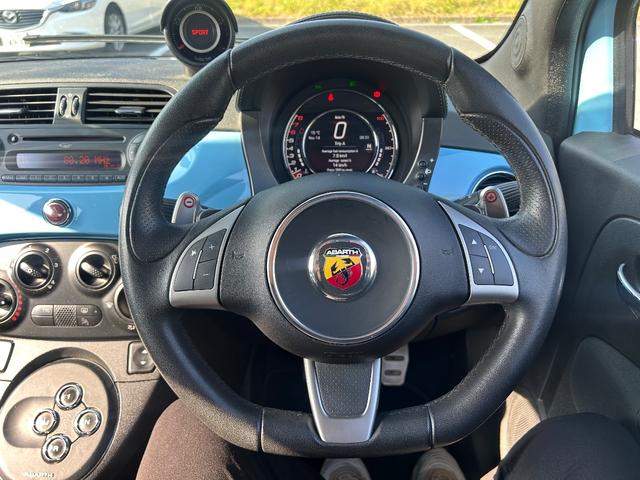 アバルト５００ ベースグレード　エッセエッセキット／レコードモンツァマフラー／１７インチアルミホイール／ＫＯＮＩショック／パドルシフト／ＥＴＣ車載器／全方位ドライブレコーダー／クリアランスソナーＢＭＣエアクリーナー（11枚目）