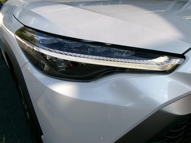 カローラクロス ハイブリッド　Ｚ　クルコン・踏み間違え防止・車線逸脱警報・先進ライト・ブラインドスポットモニター・パノラミックビューモニター・ドラレコ・純正アルミ・ＬＥＤ・シートヒーター・ＥＴＣ・バックカメラ・ワンオーナー（24枚目）