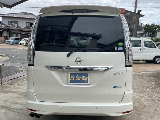 セレナ ハイウェイスター Vエアロモード+セーフティII 純正ナビ フルセグTV 両側パワースライドドア フリップダウンモニター アラウンドビューモニター DVDビデオ Bluetooth ETC アイドリングストップ LEDヘッドライト フォグ 純正アルミ(3枚目)