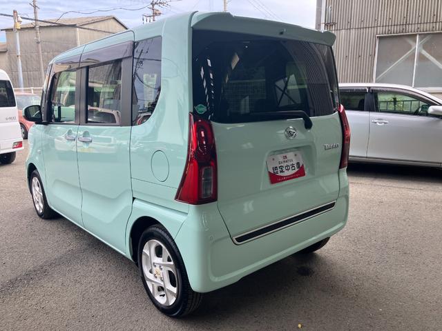 タント Ｘターボ　衝突被害軽減ブレーキ　衝突安全ボディＬＥＤヘッドランププッシュスタートボタン　スマートキー　ＣＤチューナー　ＥＴＣ車載器　左側パワースライドドアミラクルオープンドア　後席シートスライド（3枚目）