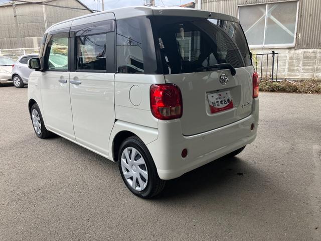 ムーヴキャンバス Ｌ　ＳＡＩＩＩ　衝突被害軽減ブレーキ　衝突安全ボディ　キーレスエントリー　ステアリングスイッチ　マニュアルエアコン　ベンチシート両側スライドドア　後席シートスライド　１４インチフルホイールキャップ（3枚目）