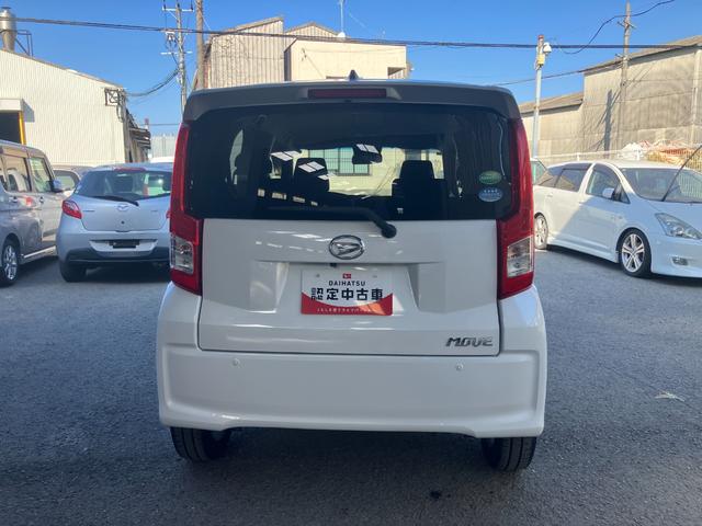 ムーヴ Ｘ　ＳＡＩＩＩ　ＸＳＡＩＩＩ　衝突被害軽減ブレーキ　衝突安全ボディ　プッシュスタートボタン　オートエアコン　シートヒーター　ＥＴＣ車載器　ＤＶＤチューナー　バックカメラ　１４インチアルミ　ＬＥＤヘッドランプ（4枚目）