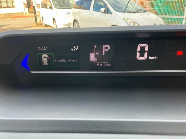 タント カスタムX 軽自動車 両側電動スライドドア バックモニター LEDヘッドランプ LEDフォグランプ キーフリーシステム シートヒーター コーナーセンサー前後 14インチアルミホイール(14枚目)