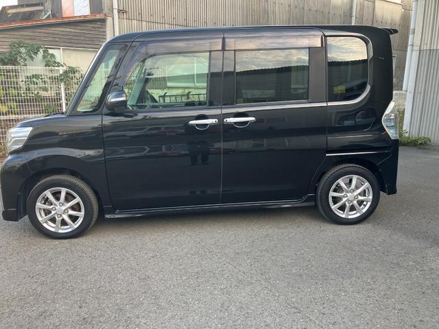 タント カスタムＸ　ＳＡＩＩ　衝突被害軽減ブレーキ　衝突安全ボディ　ＬＥＤヘッドランプ　プッシュスタートボタン　オートエアコン　７インチナビ　バックカメラ左側パワースライドドア　ミラクルオープンドア　ＥＴＣ車載器（2枚目）