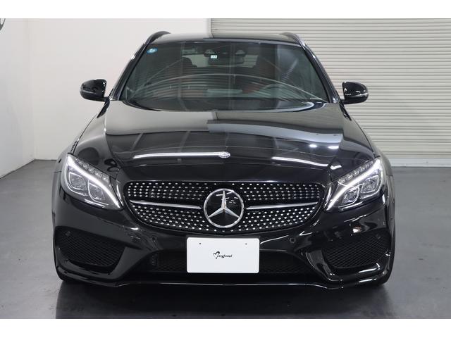 C450 AMG 4マチック ステーションワゴン パノラマサンルーフ/赤革シート/ブルメスターサウンド/ヘッドアップディスプレイ/アンビエントライト/レーダーセーフティPKG/エアバランスPKG/純正ナビ/フルセグTV/パワートランク/禁煙/1オーナ(6枚目)