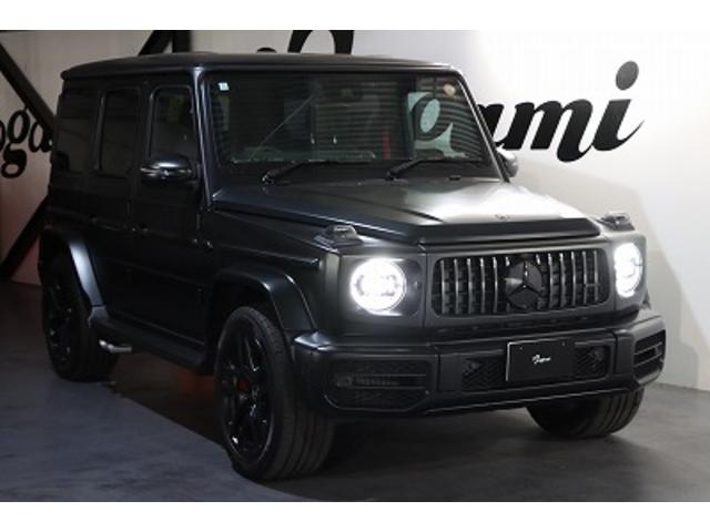 Ｇクラス Ｇ６３　Ｇマヌファクトゥーアプログラムプラス／ＡＭＧナイトＰＫＧ／サンルーフ／黒革シート／ブルメスター／アンビエント／純正２１インチＡＷ／ＧＰＳレーダー／純正前後ドラレコ／デジタルインナーミラー／パドルシフト（8枚目）