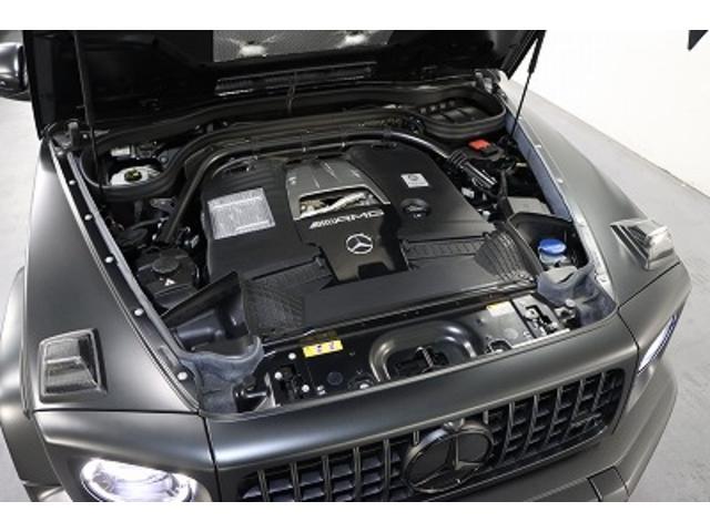 Ｇクラス Ｇ６３　Ｇマヌファクトゥーアプログラムプラス／ＡＭＧナイトＰＫＧ／サンルーフ／黒革シート／ブルメスター／アンビエント／純正２１インチＡＷ／ＧＰＳレーダー／純正前後ドラレコ／デジタルインナーミラー／パドルシフト（39枚目）