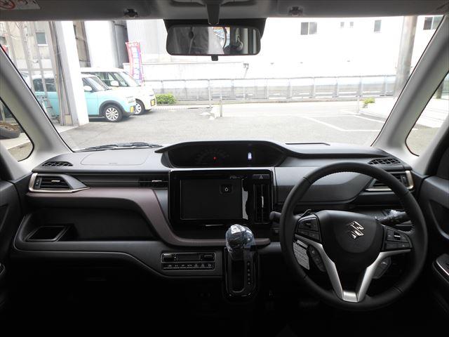 ハイブリッドSV 全方位モニター用カメラ 2型モデル スズキ保証付 デュアルカメラブレーキ リヤパーキングセンサー ヘッドアップディスプレイ アダプティブクルーズコントロール LEDヘッドランプ 両側パワースライドドア(50枚目)