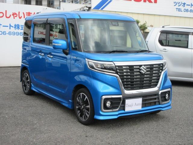 スペーシアカスタム ハイブリッドXSターボ フルセグナビ バックカメラ 両パワスラ レーダーブレーキ(2枚目)