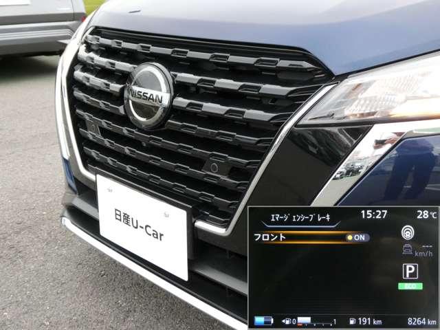 キックス Ｘ　ツートーンインテリアエディション　プロパイロット　９インチメモリーナビ　ＴＶ　アラウンドビューＭ　ＥＴＣ２．０　純正ドラレコ（前方・車内）　フロントシートヒーター　衝突軽減ブレーキ　踏み間違い防止アシスト　ＳＯＳコール　ワンオーナー（16枚目）