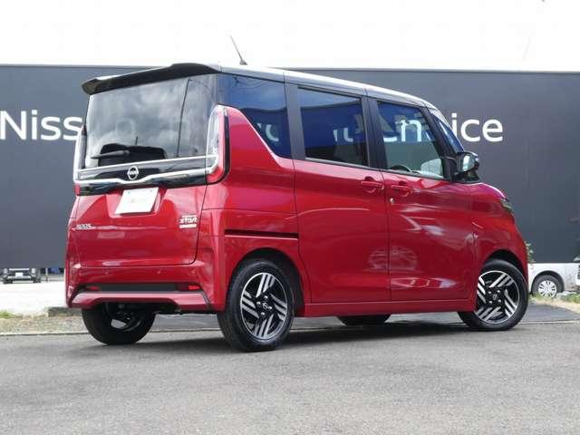 ルークス ６６０　ハイウェイスターＸ　９インチナビ　左側ＨＦオートスライド　アイスト　衝突被害軽減ブレ－キ　マルチビューカメラ　車線逸脱警報装置　ＥＴＣ　ＬＥＤ　スマートキー　パワーウィンドウ　ワンオーナー　カーテンエアバック　ドライブレコーダー　ナビＴＶ　バックカメラ（2枚目）